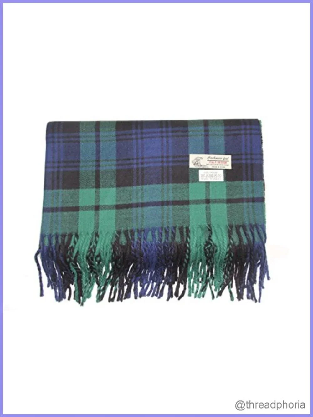 Women's Oversized Scottish Clan Tartan Plaid Cashmere Feel Shawl Wrap Winter